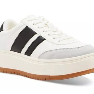 Madden Girl White Platform Tennis Shoe